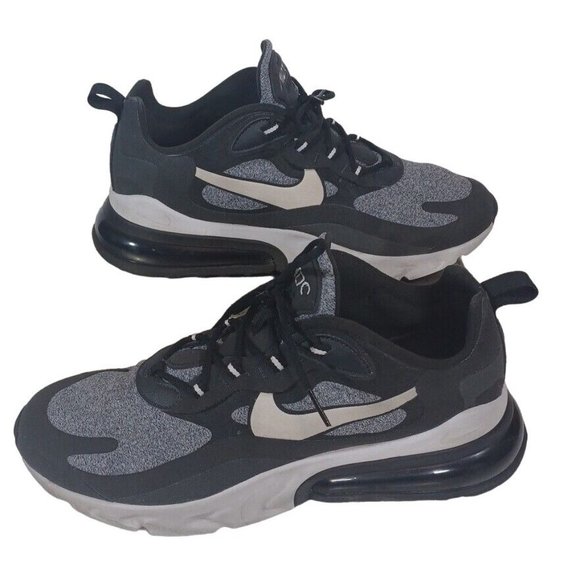 Exc Nike Air Max 270 React Op Art 2019 Size 11 Rare Authentic Black Grey Trainer - Picture 14 of 15
